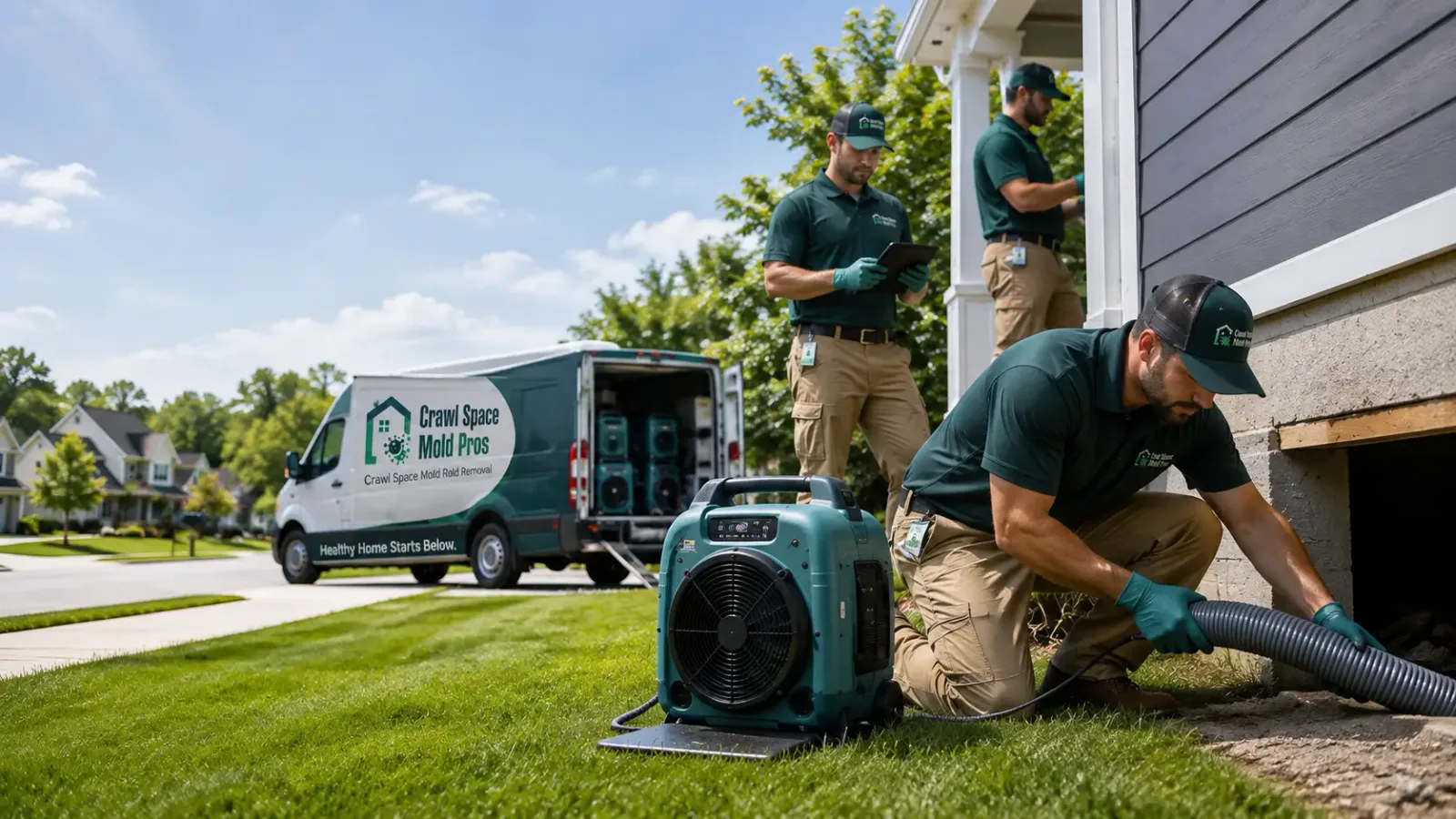 Crawl Space Mold Removal in Lilliwaup, WA
